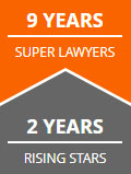 SuperLawyers Personal Injury Attorney 9 Years